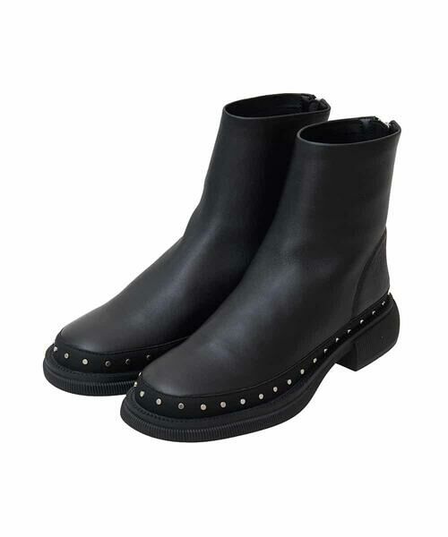 HIROKO KOSHINO / ヒロココシノ ブーツ（ロング丈） | スタッズアクセントブーツ | 詳細1