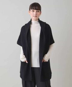 HIROKO KOSHINO / ヒロココシノ ベスト | ボリュームカラーニットジレ