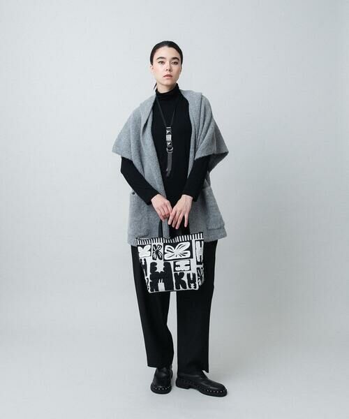 HIROKO KOSHINO / ヒロココシノ ベスト | ボリュームカラーニットジレ | 詳細10