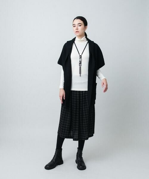 HIROKO KOSHINO / ヒロココシノ ベスト | ボリュームカラーニットジレ | 詳細11