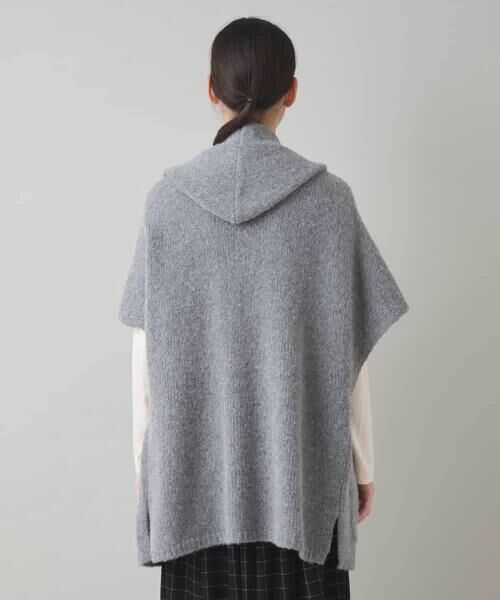 HIROKO KOSHINO / ヒロココシノ ベスト | ボリュームカラーニットジレ | 詳細2