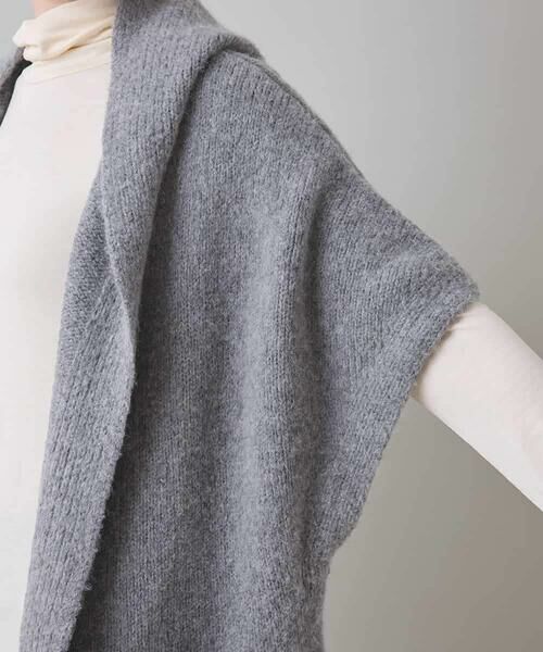 HIROKO KOSHINO / ヒロココシノ ベスト | ボリュームカラーニットジレ | 詳細5