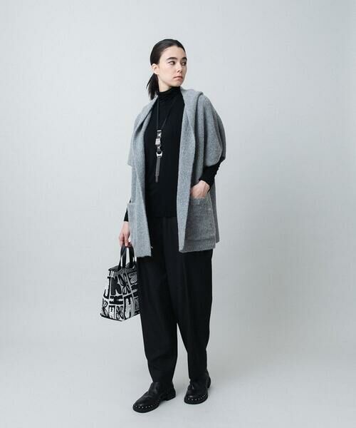 HIROKO KOSHINO / ヒロココシノ ベスト | ボリュームカラーニットジレ | 詳細9