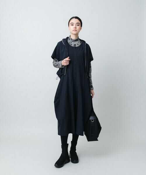 HIROKO KOSHINO / ヒロココシノ ロング・マキシ丈スカート | 立体フレアジャンパースカート/洗える | 詳細13
