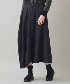 HIROKO KOSHINO / ヒロココシノ ロング・マキシ丈スカート | ナイロンハイテンションデザインスカート/洗える