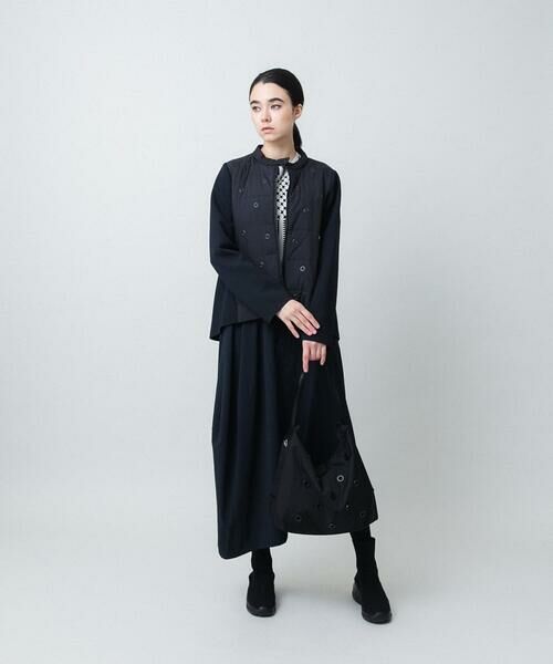 HIROKO KOSHINO / ヒロココシノ ロング・マキシ丈スカート | ナイロンハイテンションデザインスカート/洗える | 詳細10