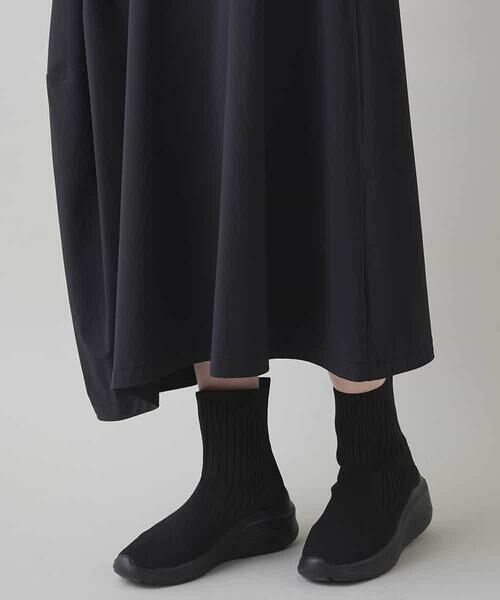 HIROKO KOSHINO / ヒロココシノ ロング・マキシ丈スカート | ナイロンハイテンションデザインスカート/洗える | 詳細6