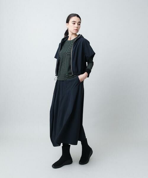 HIROKO KOSHINO / ヒロココシノ ロング・マキシ丈スカート | ナイロンハイテンションデザインスカート/洗える | 詳細8