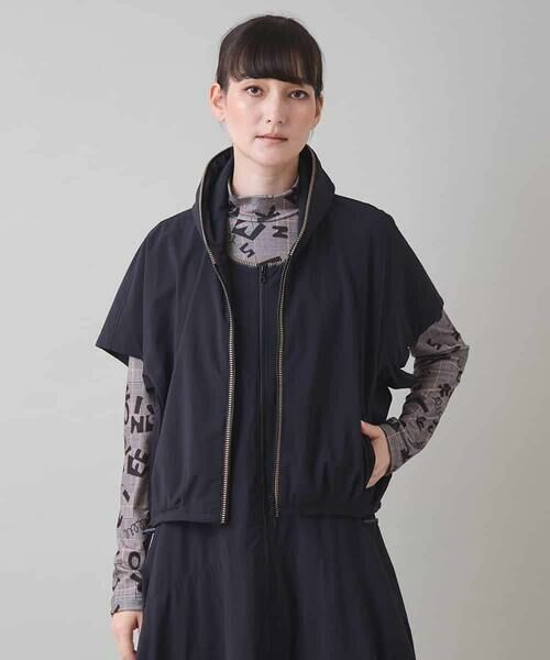HIROKO KOSHINO / ヒロココシノ その他アウター | ナイロンハイテンションジップジャケット/洗える | 詳細1