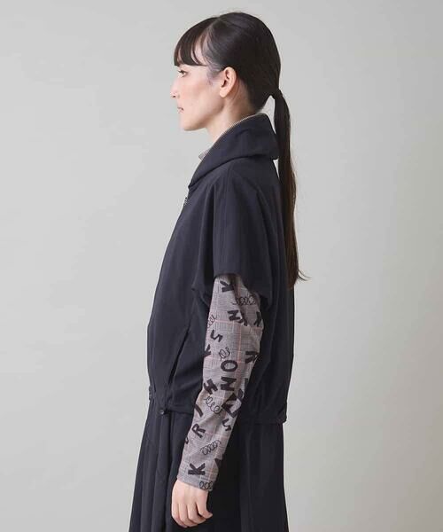 HIROKO KOSHINO / ヒロココシノ その他アウター | ナイロンハイテンションジップジャケット/洗える | 詳細2