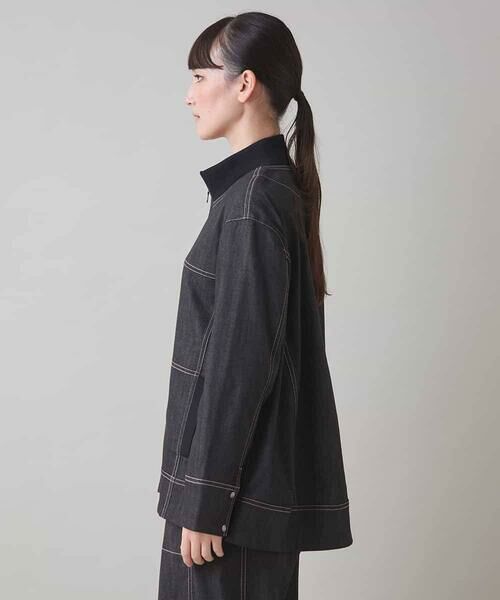 HIROKO KOSHINO / ヒロココシノ その他アウター | デニムリブジャケット/洗える | 詳細2