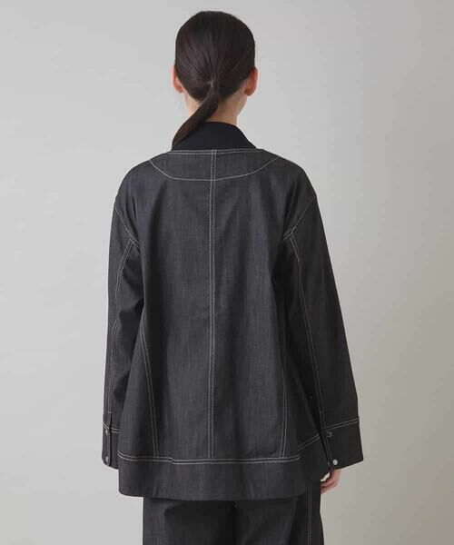 HIROKO KOSHINO / ヒロココシノ その他アウター | デニムリブジャケット/洗える | 詳細3