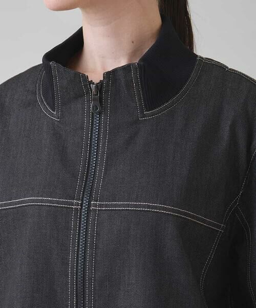 HIROKO KOSHINO / ヒロココシノ その他アウター | デニムリブジャケット/洗える | 詳細4