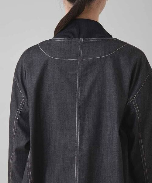 HIROKO KOSHINO / ヒロココシノ その他アウター | デニムリブジャケット/洗える | 詳細5