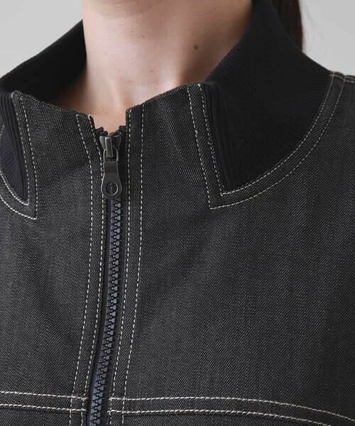 HIROKO KOSHINO / ヒロココシノ その他アウター | デニムリブジャケット/洗える | 詳細6