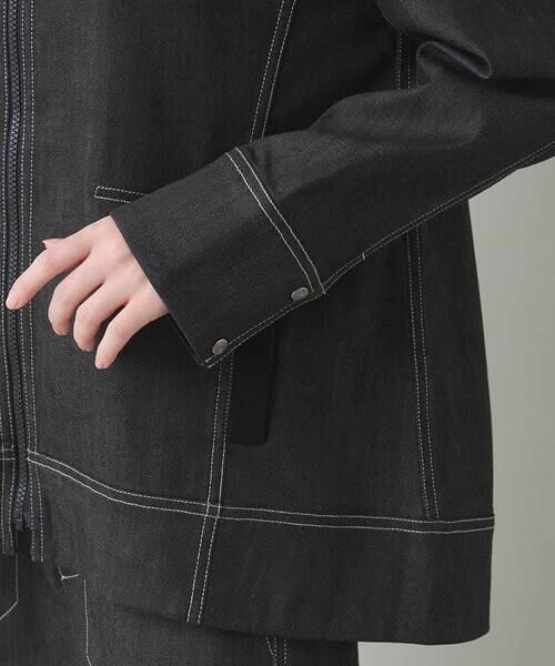 HIROKO KOSHINO / ヒロココシノ その他アウター | デニムリブジャケット/洗える | 詳細8