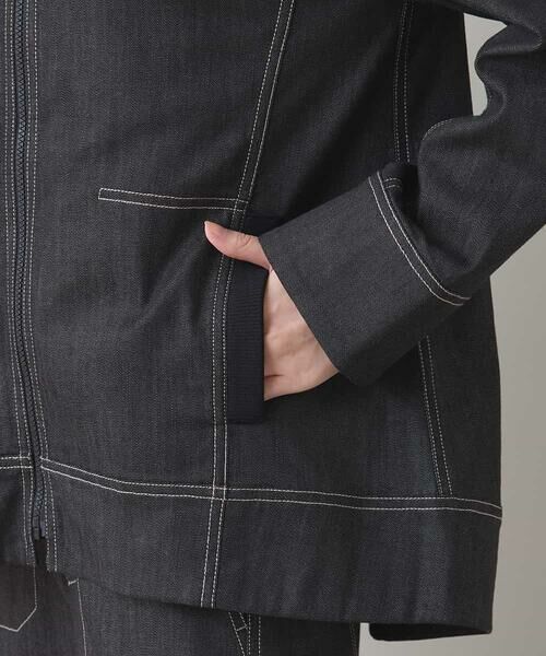 HIROKO KOSHINO / ヒロココシノ その他アウター | デニムリブジャケット/洗える | 詳細9