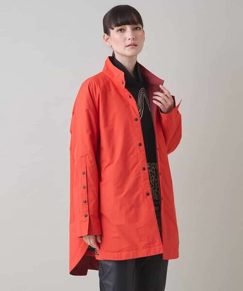 HIROKO KOSHINO / ヒロココシノ ダウンジャケット・ベスト | リバーシブルタフタデザインコート/洗える | 詳細11