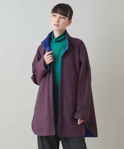 HIROKO KOSHINO / ヒロココシノ ダウンジャケット・ベスト | リバーシブルタフタデザインコート/洗える | 詳細24