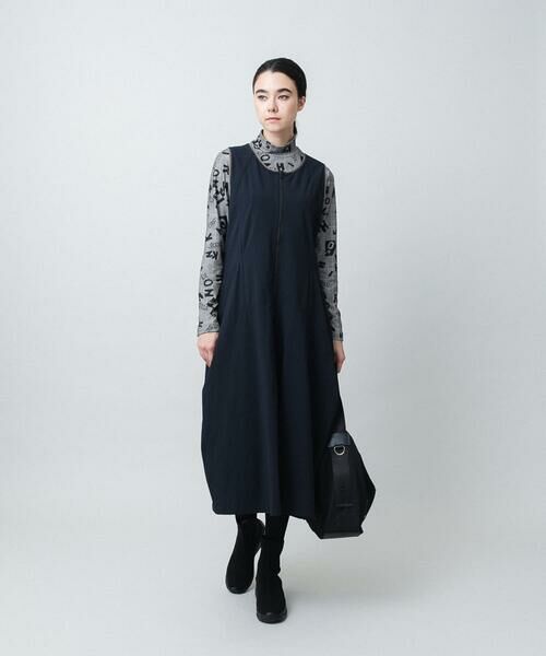 HIROKO KOSHINO / ヒロココシノ カットソー | ロゴモチーフチェック柄インナー/洗える | 詳細10