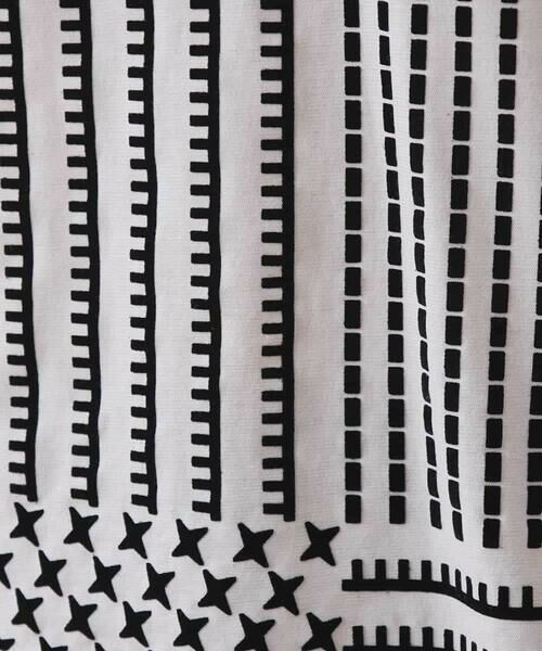 HIROKO KOSHINO / ヒロココシノ カットソー | 幾何チェック柄フロッキーインナー/日本製/洗える | 詳細7