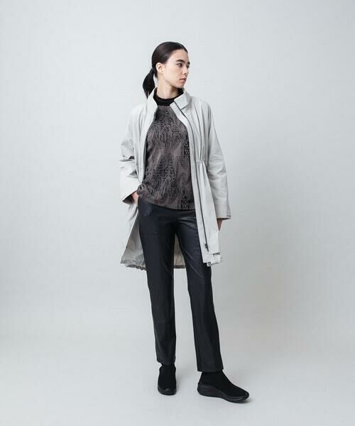 HIROKO KOSHINO / ヒロココシノ ニット・セーター | ボーダーラメジャカードニットプルオーバー/日本製/洗える | 詳細10