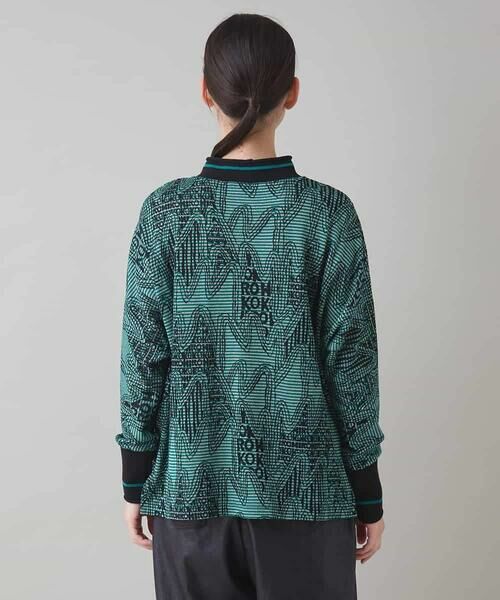 HIROKO KOSHINO / ヒロココシノ ニット・セーター | ボーダーラメジャカードニットプルオーバー/日本製/洗える | 詳細2