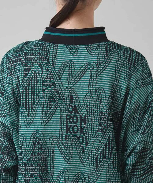 HIROKO KOSHINO / ヒロココシノ ニット・セーター | ボーダーラメジャカードニットプルオーバー/日本製/洗える | 詳細4