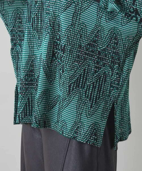 HIROKO KOSHINO / ヒロココシノ ニット・セーター | ボーダーラメジャカードニットプルオーバー/日本製/洗える | 詳細6