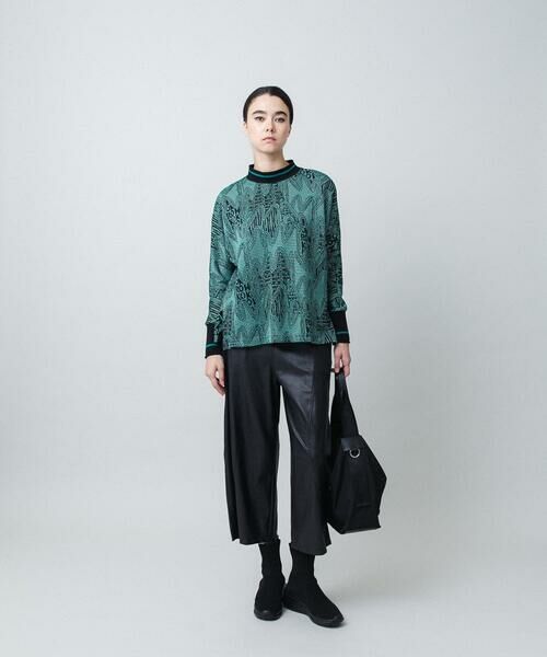 HIROKO KOSHINO / ヒロココシノ ニット・セーター | ボーダーラメジャカードニットプルオーバー/日本製/洗える | 詳細9