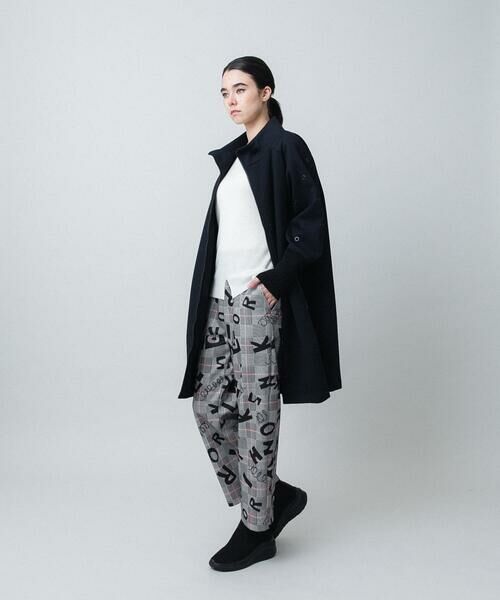 HIROKO KOSHINO / ヒロココシノ チノ・ワークパンツ | ロゴモチーフチェック柄パンツ/洗える | 詳細10