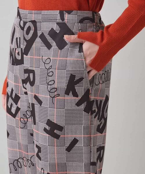 HIROKO KOSHINO / ヒロココシノ チノ・ワークパンツ | ロゴモチーフチェック柄パンツ/洗える | 詳細4