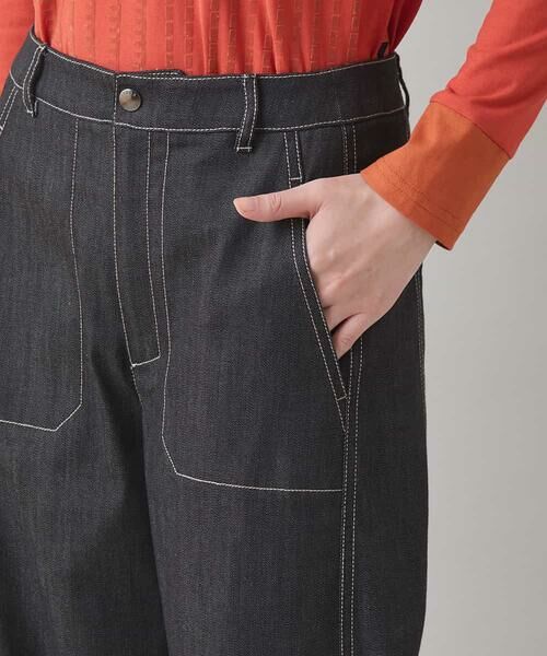 HIROKO KOSHINO / ヒロココシノ チノ・ワークパンツ | コクーンシルエットデニムパンツ/洗える | 詳細4