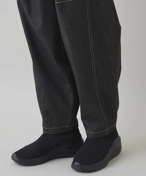 HIROKO KOSHINO / ヒロココシノ チノ・ワークパンツ | コクーンシルエットデニムパンツ/洗える | 詳細6