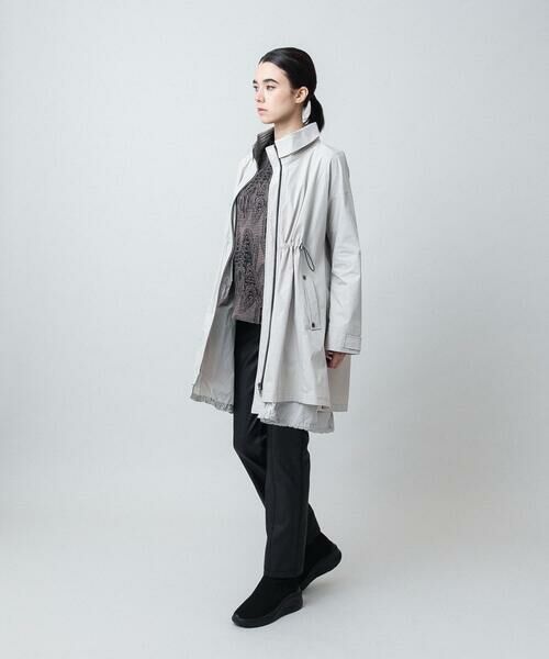 HIROKO KOSHINO / ヒロココシノ チノ・ワークパンツ | レザーライクスリムパンツ/洗える | 詳細10