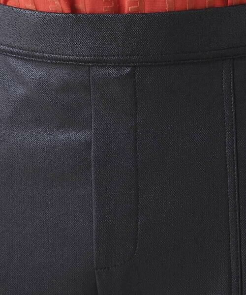 HIROKO KOSHINO / ヒロココシノ チノ・ワークパンツ | レザーライクスリムパンツ/洗える | 詳細7