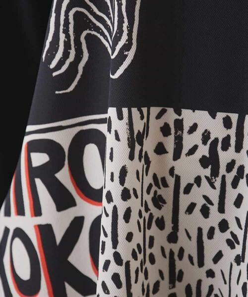 HIROKO KOSHINO / ヒロココシノ チュニック | ロゴモチーフ幾何柄プリントチュニック/日本製/洗える | 詳細6