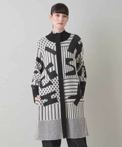 HIROKO KOSHINO / ヒロココシノ その他アウター | フロントジップニットコート/日本製/洗える