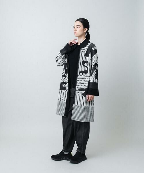 HIROKO KOSHINO / ヒロココシノ その他アウター | フロントジップニットコート/日本製/洗える | 詳細14