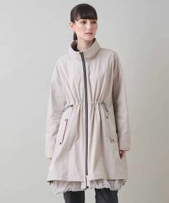 HIROKO KOSHINO / ヒロココシノ その他アウター | レイヤード風デザインタフタコート/洗える