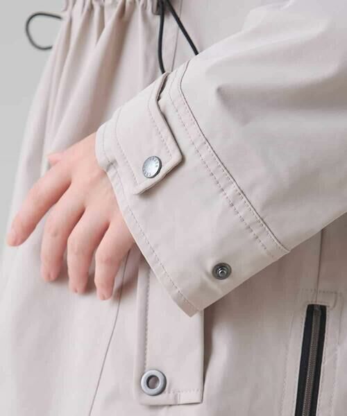 HIROKO KOSHINO / ヒロココシノ その他アウター | レイヤード風デザインタフタコート/洗える | 詳細10