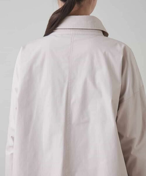 HIROKO KOSHINO / ヒロココシノ その他アウター | レイヤード風デザインタフタコート/洗える | 詳細5