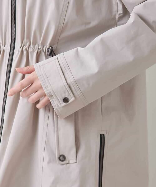 HIROKO KOSHINO / ヒロココシノ その他アウター | レイヤード風デザインタフタコート/洗える | 詳細8
