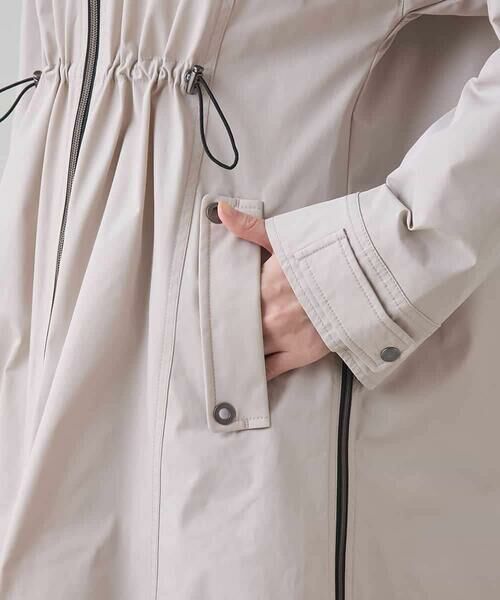 HIROKO KOSHINO / ヒロココシノ その他アウター | レイヤード風デザインタフタコート/洗える | 詳細9