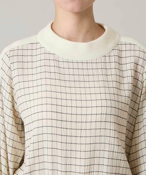 HIROKO KOSHINO / ヒロココシノ その他トップス | 先染めチェックリブジョイントプルオーバー/日本製 | 詳細3