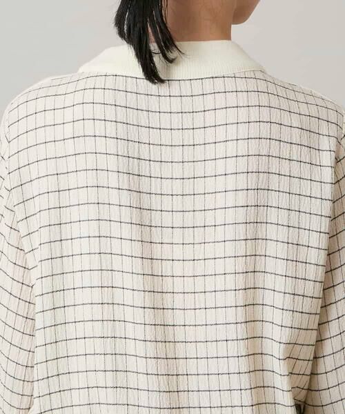 HIROKO KOSHINO / ヒロココシノ その他トップス | 先染めチェックリブジョイントプルオーバー/日本製 | 詳細4