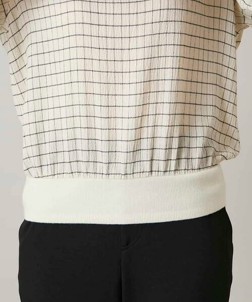 HIROKO KOSHINO / ヒロココシノ その他トップス | 先染めチェックリブジョイントプルオーバー/日本製 | 詳細6