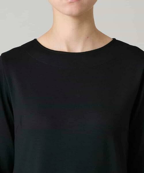 HIROKO KOSHINO / ヒロココシノ ロング・マキシ丈ワンピース | サテンプリーツ切り替えデザインワンピース/洗える | 詳細4