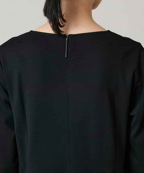 HIROKO KOSHINO / ヒロココシノ ロング・マキシ丈ワンピース | サテンプリーツ切り替えデザインワンピース/洗える | 詳細5