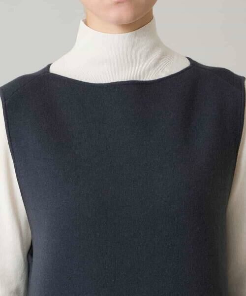 HIROKO KOSHINO / ヒロココシノ ロング・マキシ丈ワンピース | スラッシュデザインニットワンピース | 詳細5